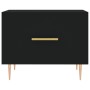Mesas de centro 2 uds madera de ingeniería negro 50x50x40 cm en Mesas de centro | Comprar online en Foru.es