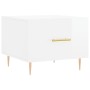 Mesa de centro 2 uds madera ingeniería blanco brillo 50x50x40cm en Mesas de centro | Comprar online en Foru.es