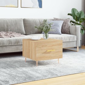 Mesa de centro madera contrachapada roble Sonoma 50x50x40 cm en Mesas de centro | Comprar online en Foru.es