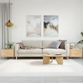 Mesas de centro 2 uds madera ingeniería roble Sonoma 50x50x40cm en Mesas de centro | Comprar online en Foru.es