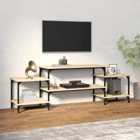 Mueble para TV madera contrachapada roble Sonoma 157x35x52 cm de vidaXL, Muebles TV - Ref: Foro24-826321, Precio: 46,63 €, De...