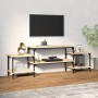 Mueble para TV madera contrachapada roble Sonoma 157x35x52 cm de vidaXL, Muebles TV - Ref: Foro24-826321, Precio: 47,03 €, De...