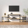 Mueble para TV madera contrachapada roble Sonoma 157x35x52 cm de vidaXL, Muebles TV - Ref: Foro24-826321, Precio: 47,03 €, De...