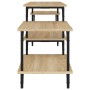 Mueble para TV madera contrachapada roble Sonoma 157x35x52 cm de vidaXL, Muebles TV - Ref: Foro24-826321, Precio: 47,03 €, De...