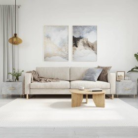 Mesa de centro 2 uds madera ingeniería gris hormigón 50x50x40cm en Mesas de centro | Comprar online en Foru.es