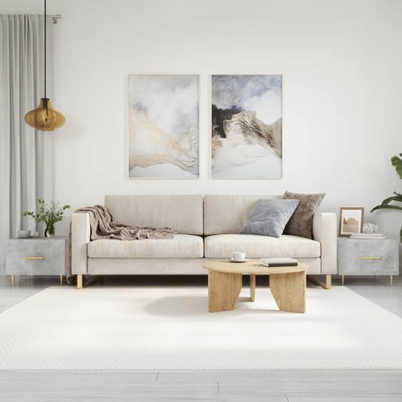 Mesa de centro 2 uds madera ingeniería gris hormigón 50x50x40cm en Mesas de centro | Comprar online en Foru.es