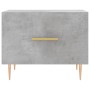 Mesa de centro 2 uds madera ingeniería gris hormigón 50x50x40cm en Mesas de centro | Comprar online en Foru.es