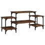 Mueble para TV madera contrachapada roble ahumado 117x35x52 cm de vidaXL, Muebles TV - Ref: Foro24-826317, Precio: 53,35 €, D...