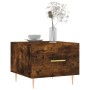 Mesa de centro madera contrachapada roble ahumado 50x50x40 cm en Mesas de centro | Comprar online en Foru.es