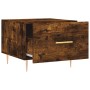 Mesa de centro 2 uds madera ingeniería roble ahumado 50x50x40cm en Mesas de centro | Comprar online en Foru.es