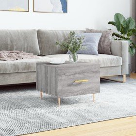 Mesa de centro madera contrachapada gris Sonoma 50x50x40 cm en Mesas de centro | Comprar online en Foru.es