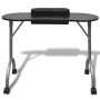 Mesa de manicura plegable con ruedas negra de vidaXL, Juegos de útiles para manicura - Ref: Foro24-110123, Precio: 81,47 €, D...