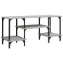 Mueble de TV madera contrachapada gris Sonoma 102x35x45,5 cm de vidaXL, Muebles TV - Ref: Foro24-826333, Precio: 45,46 €, Des...