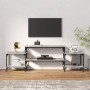 Mueble para TV madera contrachapada gris Sonoma 157x35x52 cm de vidaXL, Muebles TV - Ref: Foro24-826323, Precio: 49,28 €, Des...