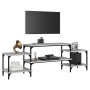 Mueble para TV madera contrachapada gris Sonoma 157x35x52 cm de vidaXL, Muebles TV - Ref: Foro24-826323, Precio: 49,28 €, Des...