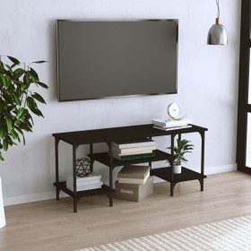 Mueble de TV madera contrachapada negro 102x35x45,5 cm de vidaXL, Muebles TV - Ref: Foro24-826330, Precio: 45,36 €, Descuento: %