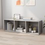 Estantería/mueble de TV contrachapada gris Sonoma 36x30x114 cm de vidaXL, Librerías y estanterías - Ref: Foro24-826656, Preci...