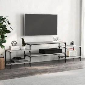 Mueble para TV madera contrachapada gris Sonoma 197x35x52 cm de vidaXL, Muebles TV - Ref: Foro24-826328, Precio: 59,17 €, Des...