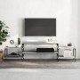 Mueble para TV madera contrachapada gris Sonoma 197x35x52 cm de vidaXL, Muebles TV - Ref: Foro24-826328, Precio: 59,75 €, Des...