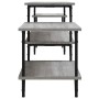 Mueble para TV madera contrachapada gris Sonoma 197x35x52 cm de vidaXL, Muebles TV - Ref: Foro24-826328, Precio: 59,75 €, Des...