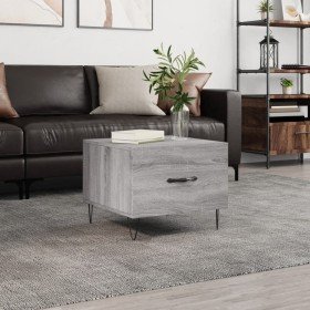Mesa de centro madera contrachapada gris Sonoma 50x50x40 cm en Mesas de centro | Comprar online en Foru.es