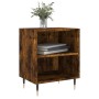 Mesitas de noche 2 uds madera ingeniería roble humo 40x30x50 cm de vidaXL, Mesitas de noche - Ref: Foro24-826775, Precio: 54,...