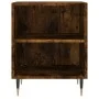 Mesitas de noche 2 uds madera ingeniería roble humo 40x30x50 cm de vidaXL, Mesitas de noche - Ref: Foro24-826775, Precio: 53,...