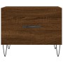 Mesa de centro madera contrachapada roble marrón 50x50x40 cm en Mesas de centro | Comprar online en Foru.es