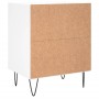 Mesitas de noche 2 uds madera de ingeniería blanco 40x30x50 cm de vidaXL, Mesitas de noche - Ref: Foro24-826781, Precio: 47,0...
