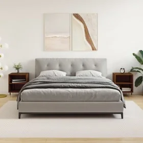 Mesita de noche 2 uds madera ingeniería roble marrón 40x30x50cm de vidaXL, Mesitas de noche - Ref: Foro24-826779, Precio: 39,...