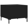 Mesa de centro madera contrachapada negro 50x50x40 cm en Mesas de centro | Comprar online en Foru.es