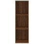 Estantería/mueble TV contrachapada roble marrón 36x30x114 cm de vidaXL, Librerías y estanterías - Ref: Foro24-826657, Precio:...