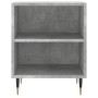Mesitas de noche 2 uds madera gris hormigón 40x30x50 cm de vidaXL, Mesitas de noche - Ref: Foro24-826773, Precio: 54,40 €, De...