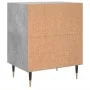 Mesitas de noche 2 uds madera gris hormigón 40x30x50 cm de vidaXL, Mesitas de noche - Ref: Foro24-826773, Precio: 53,74 €, De...