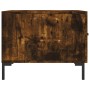 Mesa de centro madera contrachapada roble ahumado 50x50x40 cm en Mesas de centro | Comprar online en Foru.es