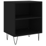 Mesitas de noche 2 uds madera de ingeniería negro 40x30x50 cm de vidaXL, Mesitas de noche - Ref: Foro24-826783, Precio: 54,06...