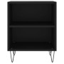 Mesitas de noche 2 uds madera de ingeniería negro 40x30x50 cm de vidaXL, Mesitas de noche - Ref: Foro24-826783, Precio: 54,06...