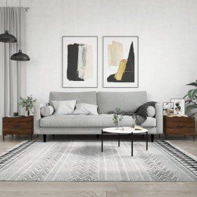 Mesas de centro 2 uds madera ingeniería marrón roble 50x50x40cm en Mesas de centro | Comprar online en Foru.es