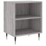 Mesita de noche 2 uds madera ingeniería gris Sonoma 40x30x50 cm de vidaXL, Mesitas de noche - Ref: Foro24-826777, Precio: 41,...