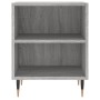 Mesita de noche 2 uds madera ingeniería gris Sonoma 40x30x50 cm de vidaXL, Mesitas de noche - Ref: Foro24-826777, Precio: 41,...