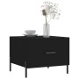 Mesa de centro madera contrachapada negro 50x50x40 cm en Mesas de centro | Comprar online en Foru.es