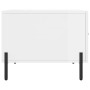 Mesa de centro madera de ingeniería brillo blanco 50x50x40 cm en Mesas de centro | Comprar online en Foru.es