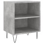 Mesita de noche madera de ingeniería gris hormigón 40x30x50 cm de vidaXL, Mesitas de noche - Ref: Foro24-826788, Precio: 32,0...