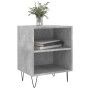 Mesita de noche madera de ingeniería gris hormigón 40x30x50 cm de vidaXL, Mesitas de noche - Ref: Foro24-826788, Precio: 32,0...