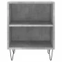 Mesita de noche madera de ingeniería gris hormigón 40x30x50 cm de vidaXL, Mesitas de noche - Ref: Foro24-826788, Precio: 31,6...