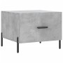 Mesa de centro 2 uds madera ingeniería gris hormigón 50x50x40cm en Mesas de centro | Comprar online en Foru.es