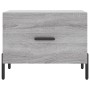 Mesa de centro madera contrachapada gris Sonoma 50x50x40 cm en Mesas de centro | Comprar online en Foru.es