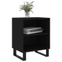 Mesitas de noche 2 uds madera de ingeniería negro 40x30x50 cm de vidaXL, Mesitas de noche - Ref: Foro24-826799, Precio: 55,02...