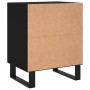Mesitas de noche 2 uds madera de ingeniería negro 40x30x50 cm de vidaXL, Mesitas de noche - Ref: Foro24-826799, Precio: 55,02...