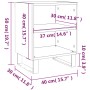 Mesitas de noche 2 uds madera de ingeniería negro 40x30x50 cm de vidaXL, Mesitas de noche - Ref: Foro24-826799, Precio: 55,02...
